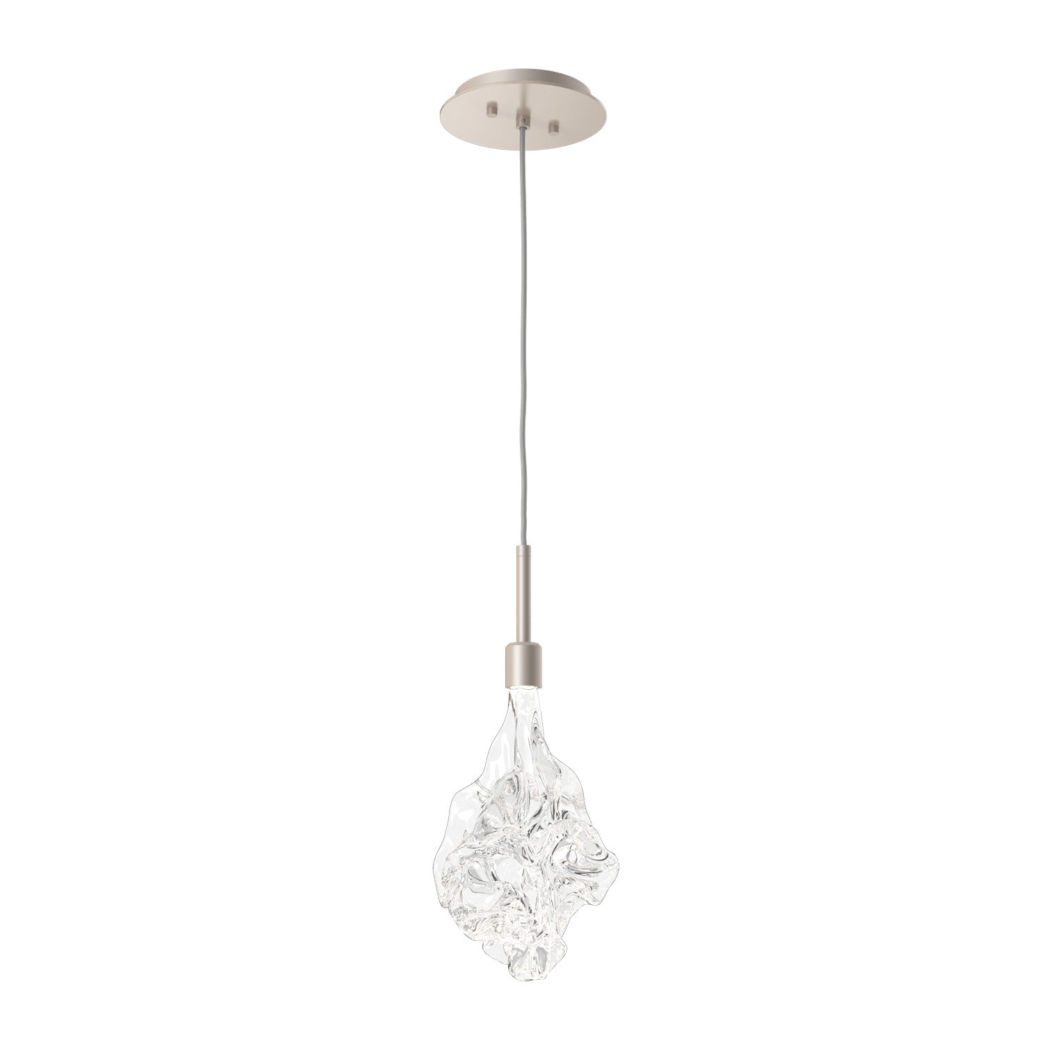 Hammerton Studio - LAB0059-01-BS-BC-C01-L3 - LED Pendant - Blossom - Beige Silver