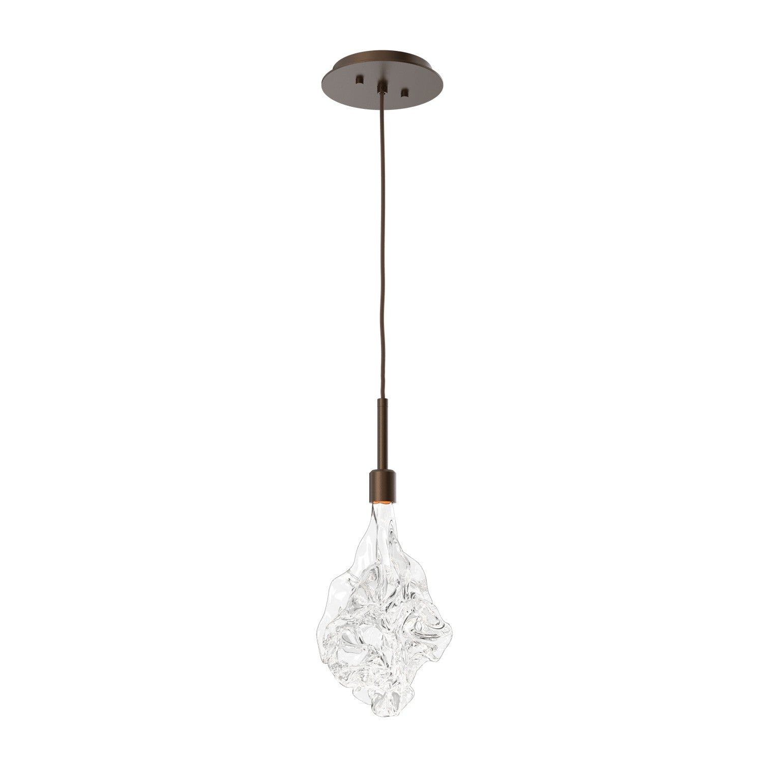 Hammerton Studio - LAB0059-01-FB-BC-C01-L1 - LED Pendant - Blossom - Flat Bronze