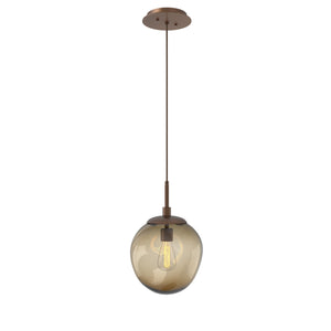 Hammerton Studio - LAB0062-01-BB-B-C01-E2 - One Light Pendant - Aster - Burnished Bronze