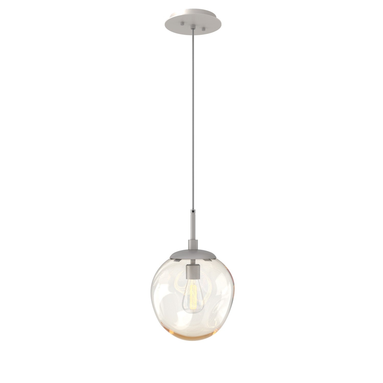 Hammerton Studio - LAB0062-01-BS-A-C01-E2 - One Light Pendant - Aster - Beige Silver