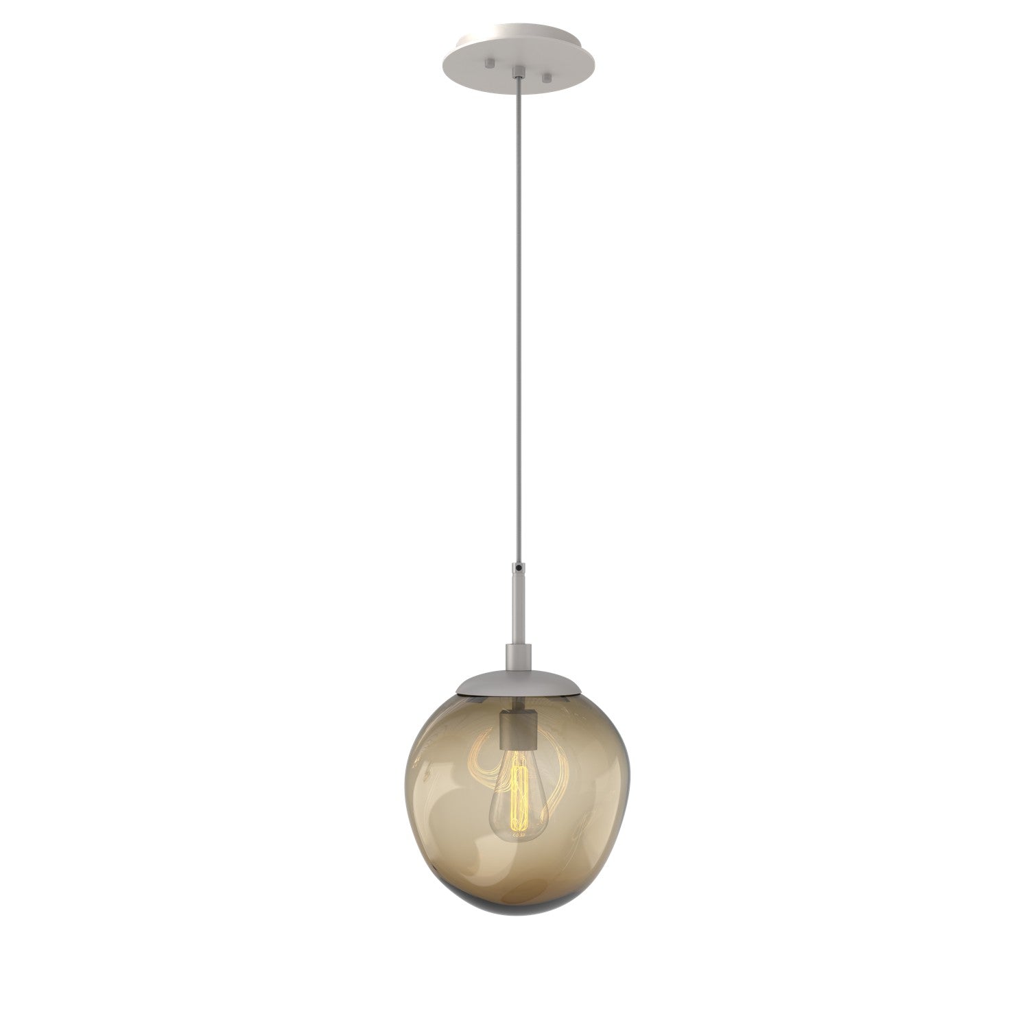 Hammerton Studio - LAB0062-01-BS-B-C01-E2 - One Light Pendant - Aster - Beige Silver