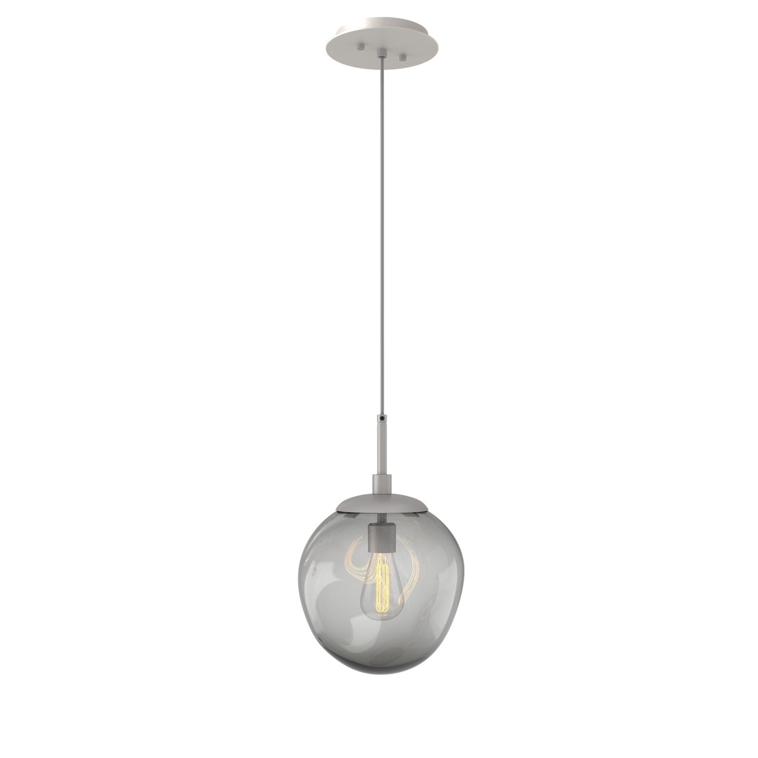 Hammerton Studio - LAB0062-01-BS-S-C01-E2 - One Light Pendant - Aster - Beige Silver