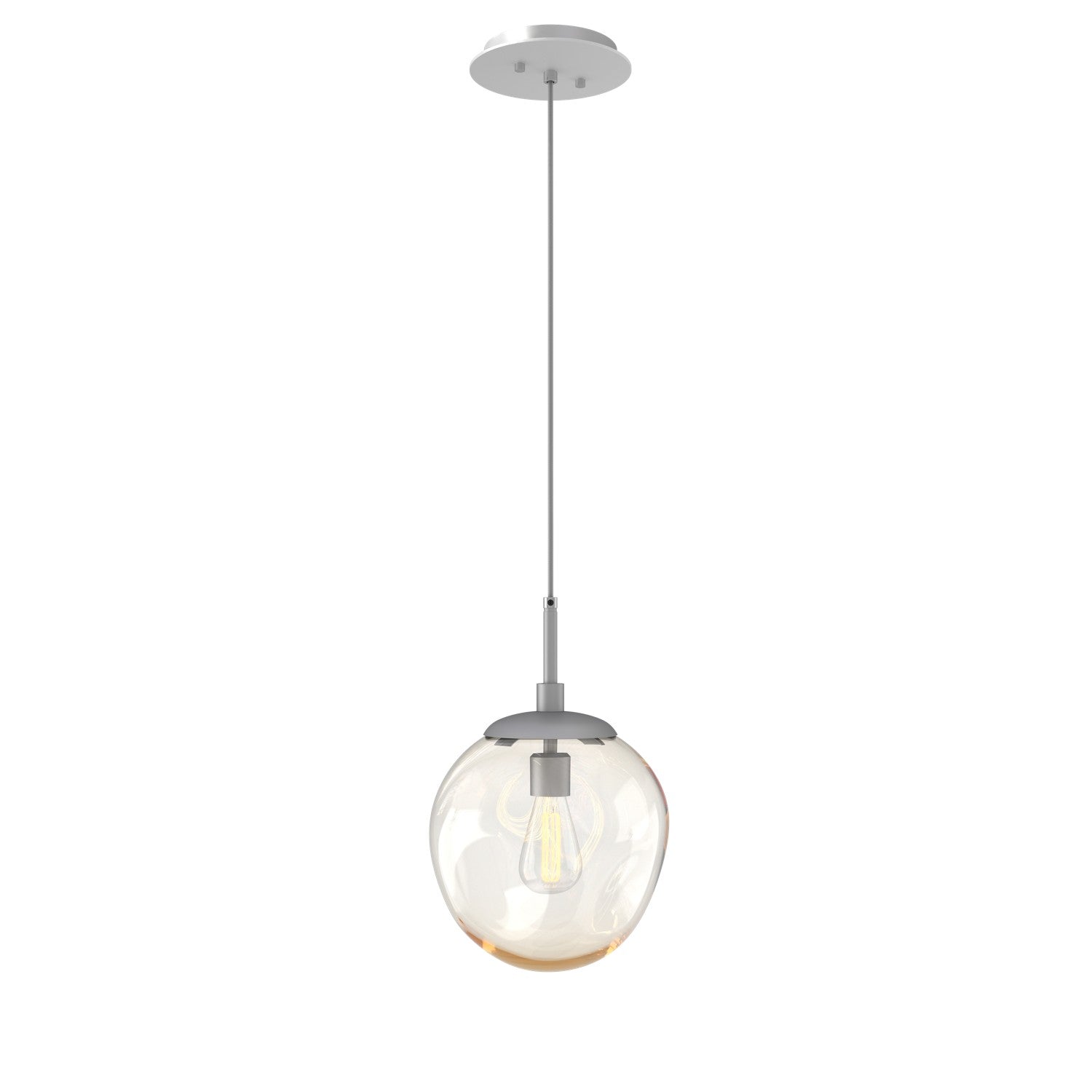 Hammerton Studio - LAB0062-01-CS-A-C01-E2 - One Light Pendant - Aster - Classic Silver
