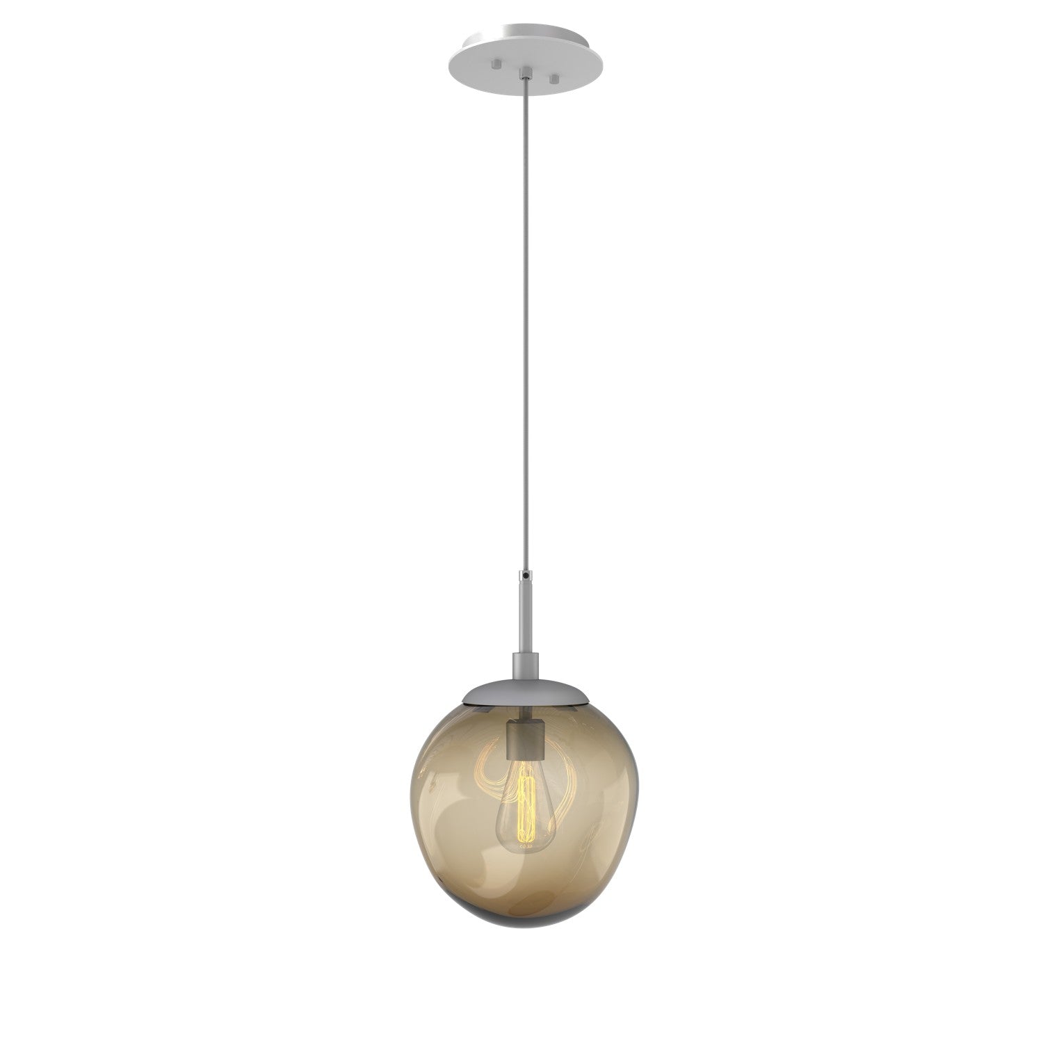 Hammerton Studio - LAB0062-01-CS-B-C01-E2 - One Light Pendant - Aster - Classic Silver