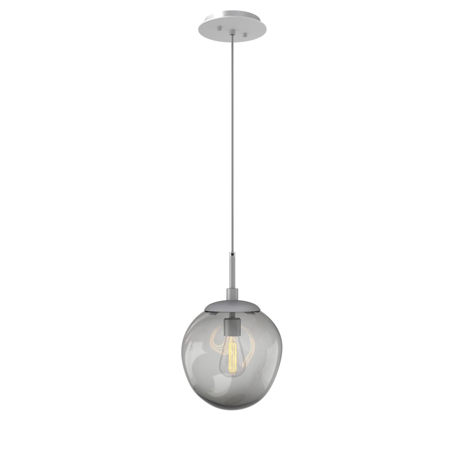 Hammerton Studio - LAB0062-01-CS-S-C01-E2 - One Light Pendant - Aster - Classic Silver