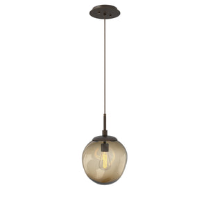 Hammerton Studio - LAB0062-01-FB-B-C01-E2 - One Light Pendant - Aster - Flat Bronze
