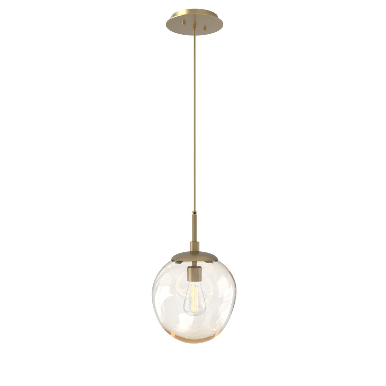 Hammerton Studio - LAB0062-01-GB-A-C01-E2 - One Light Pendant - Aster - Gilded Brass