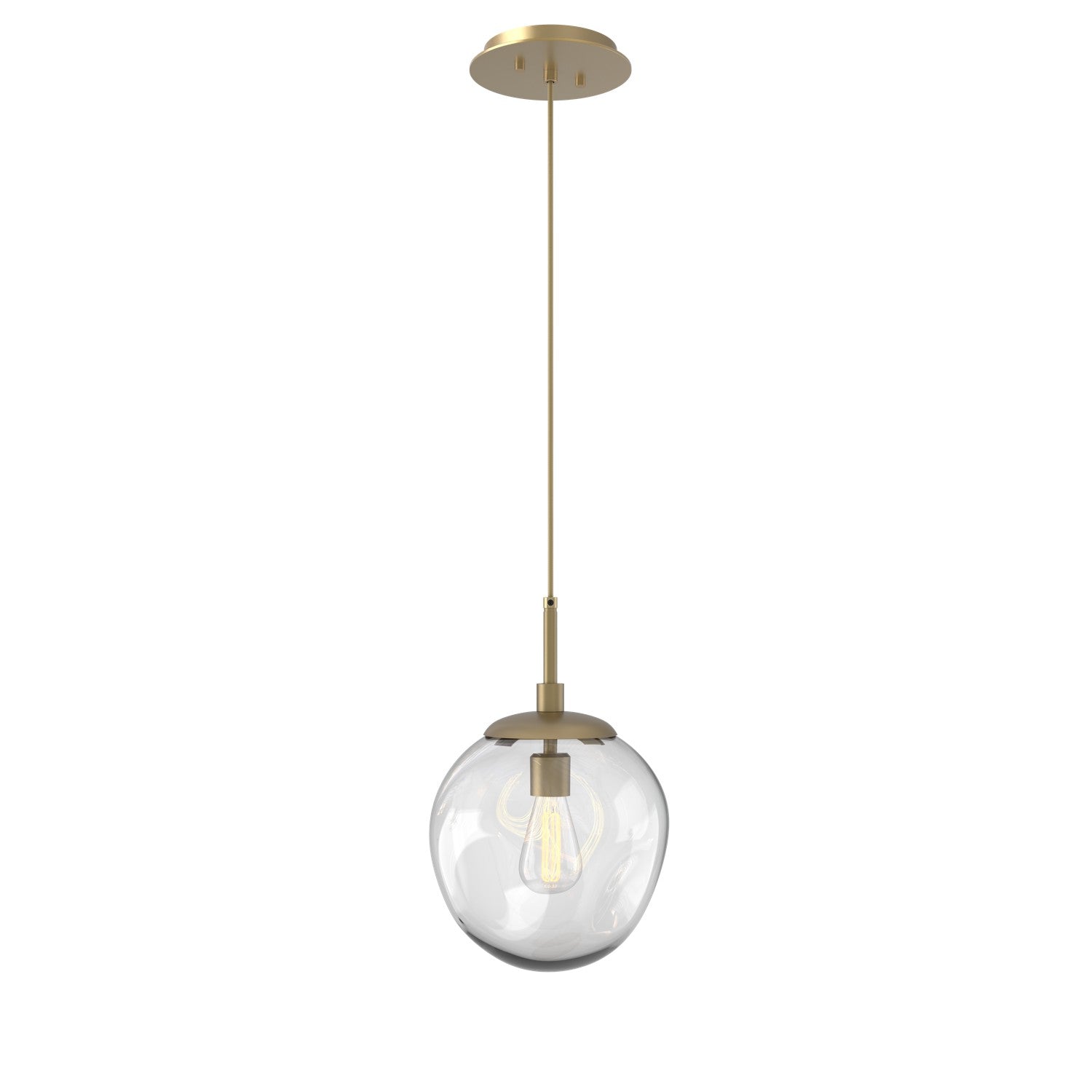 Hammerton Studio - LAB0062-01-GB-C-C01-E2 - One Light Pendant - Aster - Gilded Brass