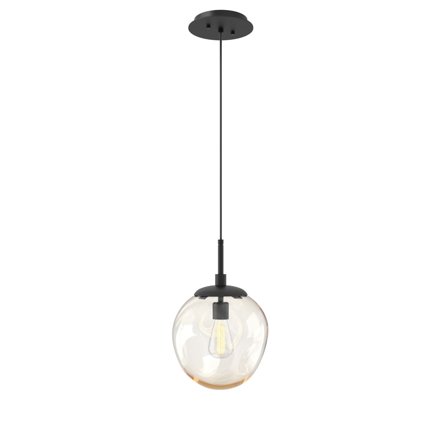 Hammerton Studio - LAB0062-01-MB-A-C01-E2 - One Light Pendant - Aster - Matte Black