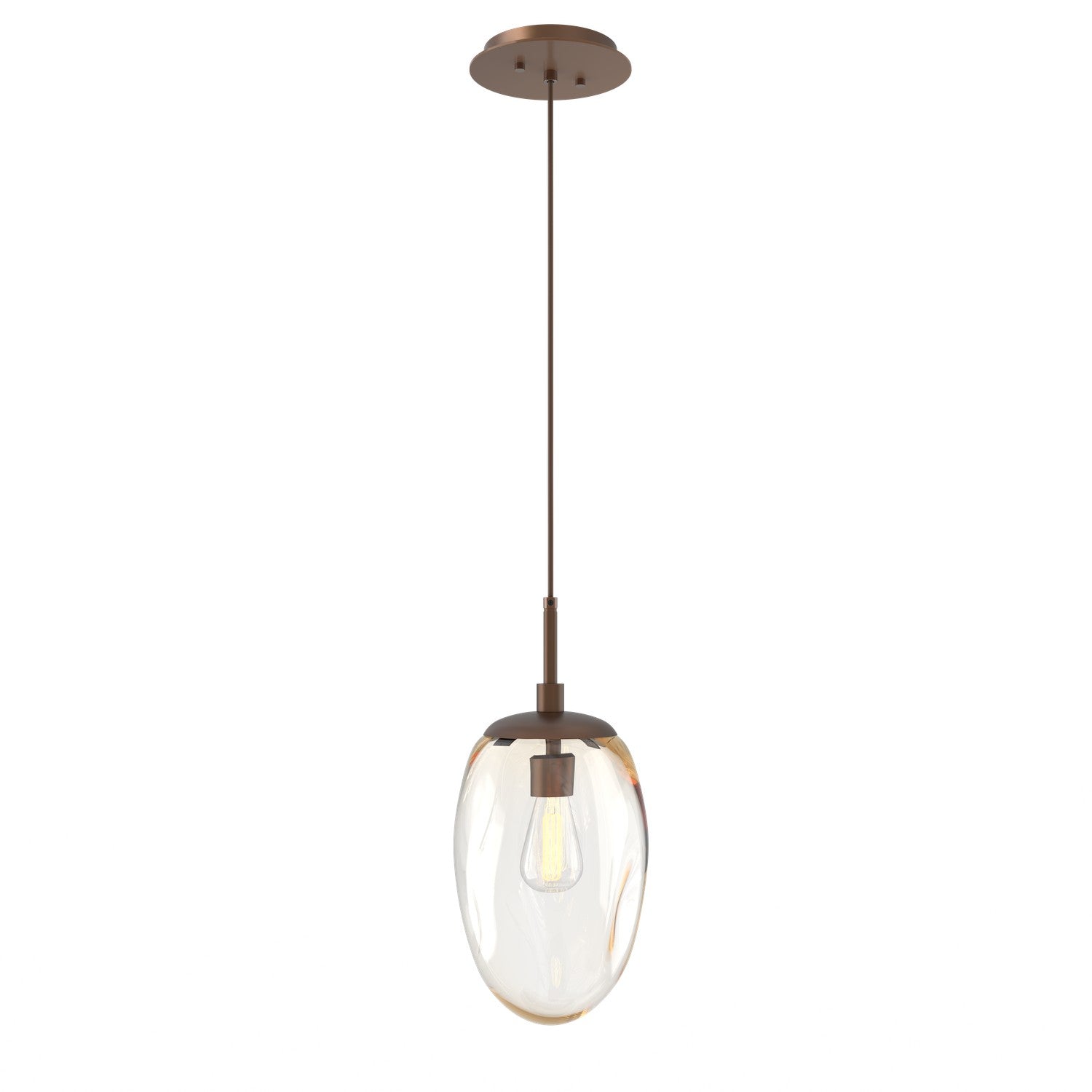 Hammerton Studio - LAB0063-01-BB-A-C01-E2 - One Light Pendant - Meteo - Burnished Bronze