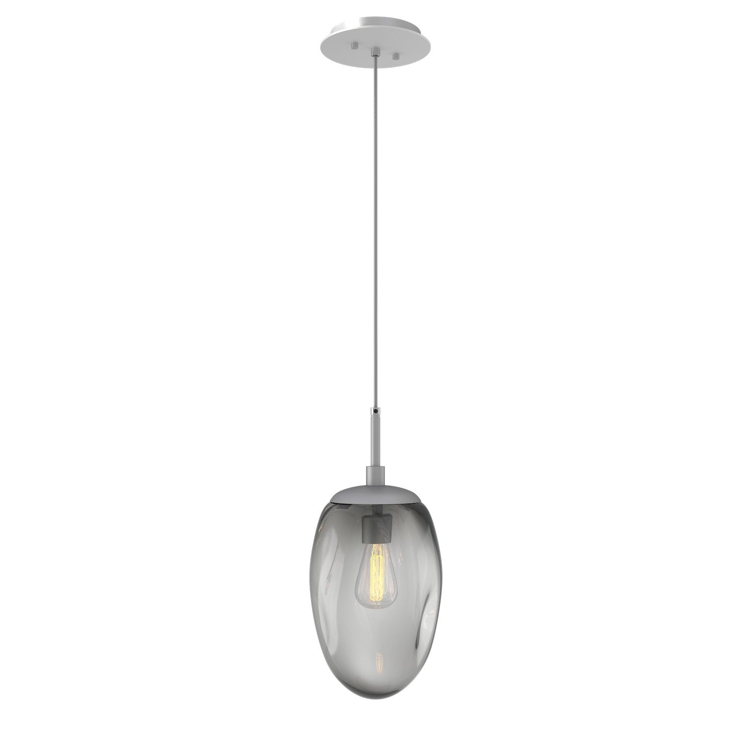 Hammerton Studio - LAB0063-01-CS-S-C01-E2 - One Light Pendant - Meteo - Classic Silver