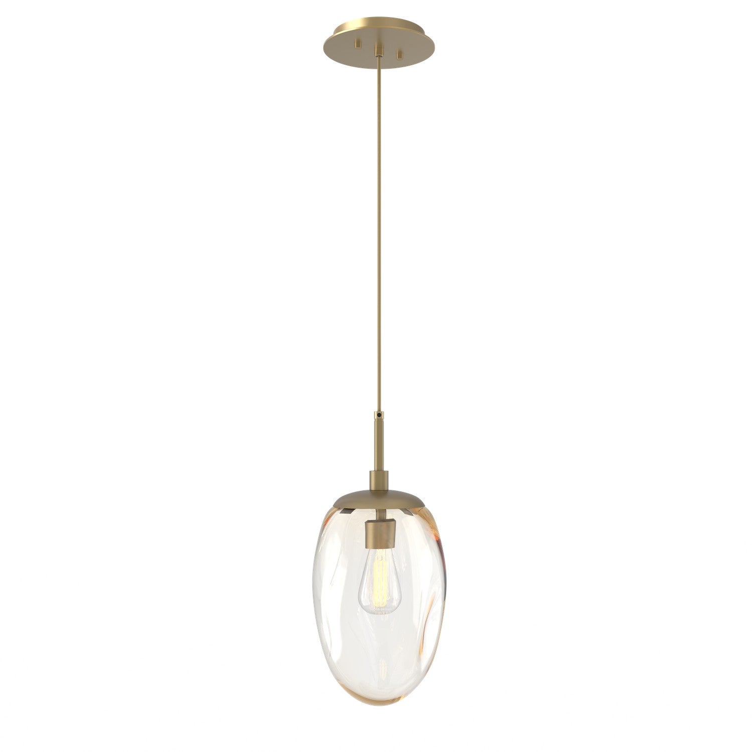 Hammerton Studio - LAB0063-01-GB-A-C01-E2 - One Light Pendant - Meteo - Gilded Brass