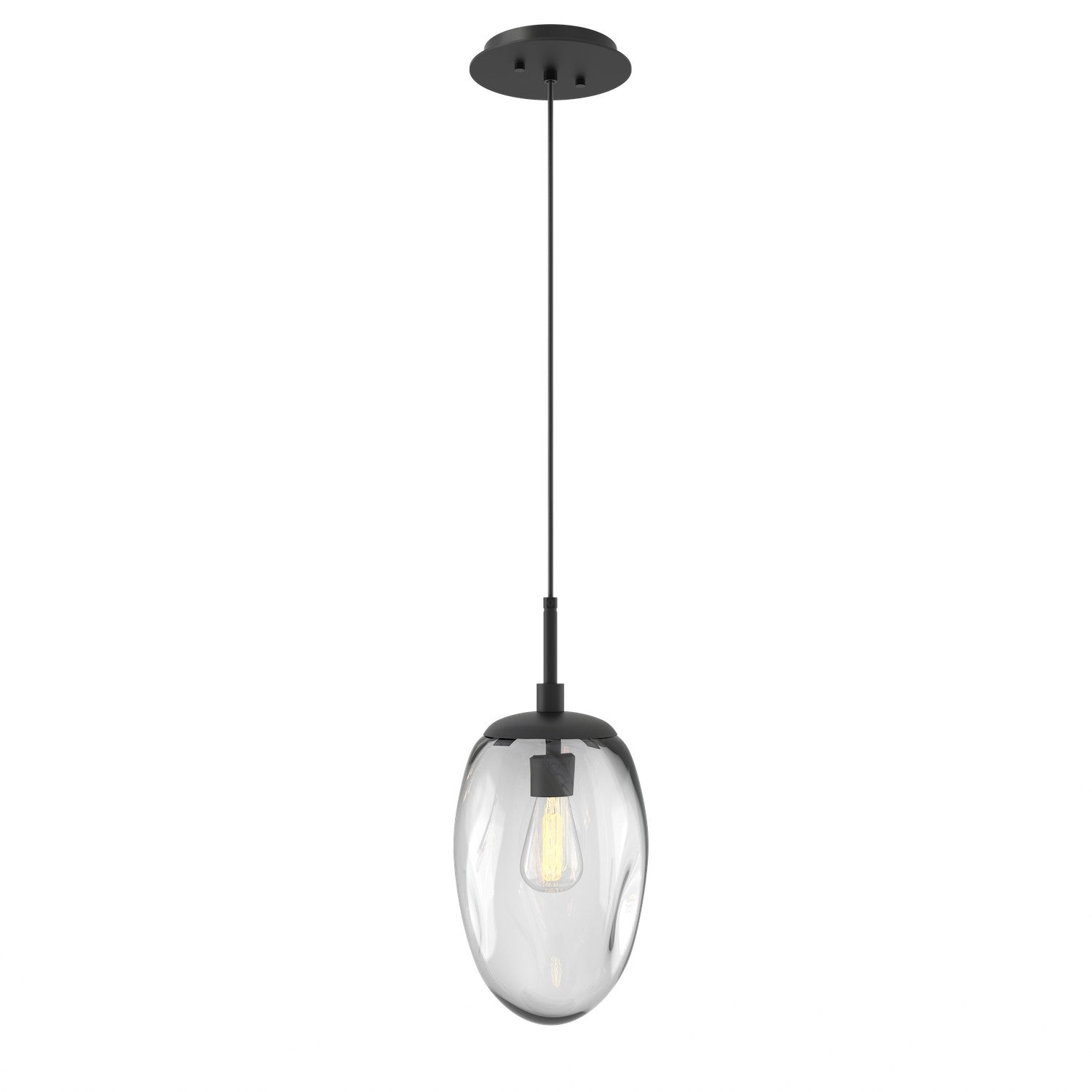 Hammerton Studio - LAB0063-01-MB-C-C01-E2 - One Light Pendant - Meteo - Matte Black