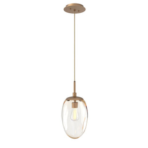 Hammerton Studio - LAB0063-01-NB-A-C01-E2 - One Light Pendant - Meteo - Novel Brass