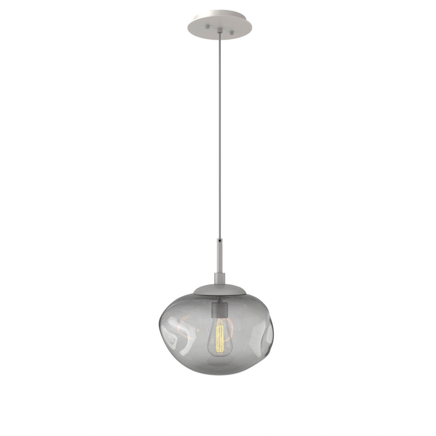 Hammerton Studio - LAB0064-01-BS-S-C01-E2 - One Light Pendant - Nebula - Beige Silver