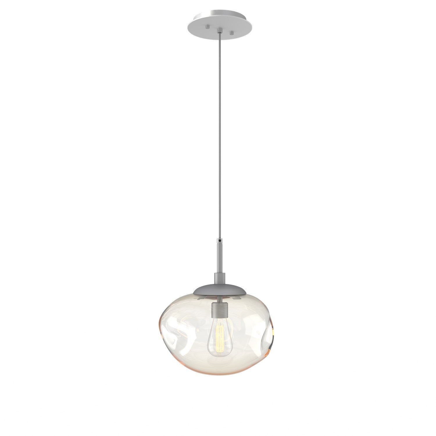 Hammerton Studio - LAB0064-01-CS-A-C01-E2 - One Light Pendant - Nebula - Classic Silver
