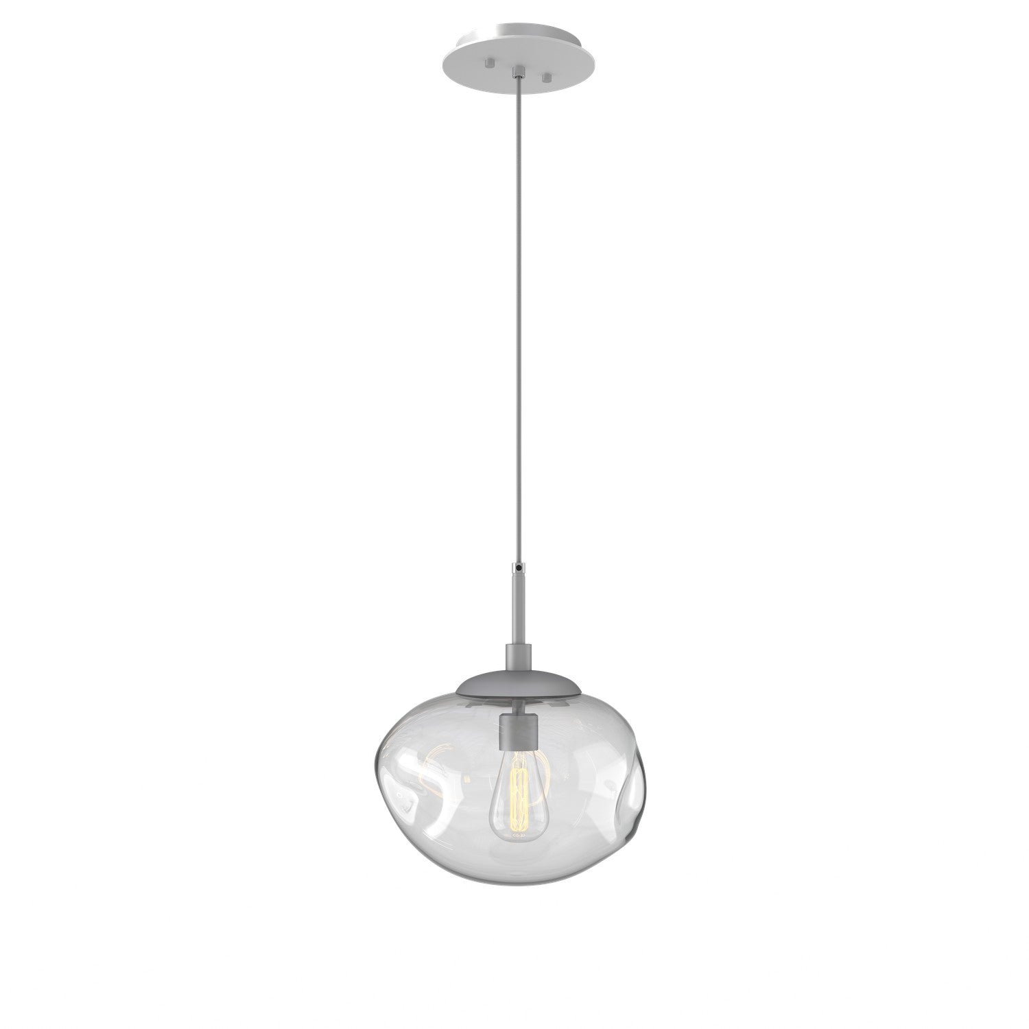 Hammerton Studio - LAB0064-01-CS-C-C01-E2 - One Light Pendant - Nebula - Classic Silver