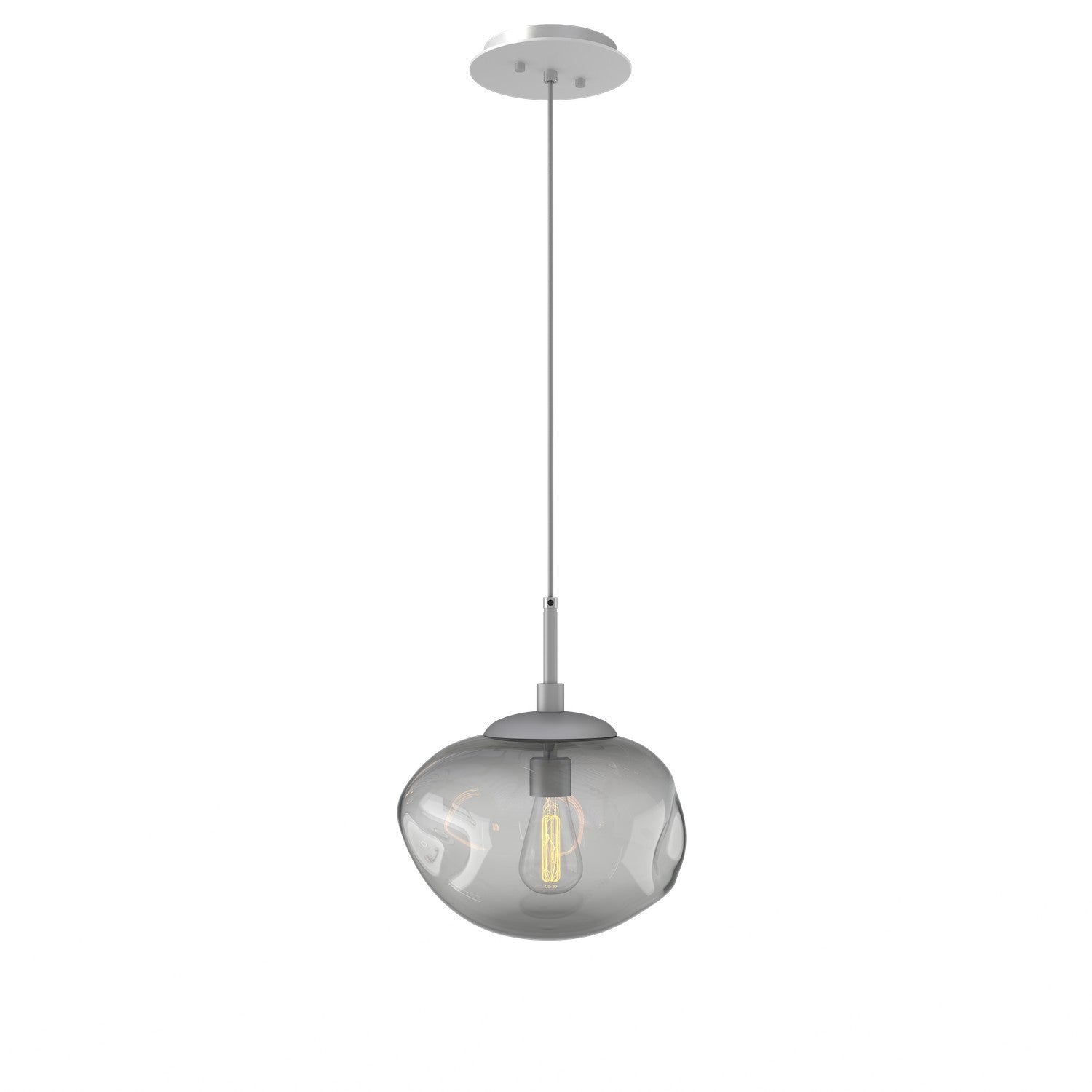 Hammerton Studio - LAB0064-01-CS-S-C01-E2 - One Light Pendant - Nebula - Classic Silver