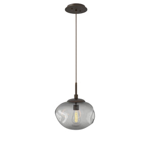 Hammerton Studio - LAB0064-01-FB-S-C01-E2 - One Light Pendant - Nebula - Flat Bronze