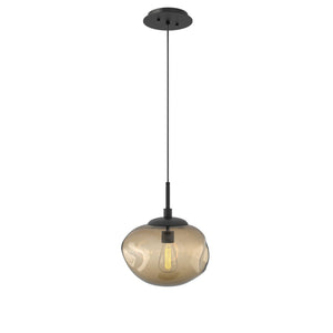 Hammerton Studio - LAB0064-01-MB-B-C01-E2 - One Light Pendant - Nebula - Matte Black