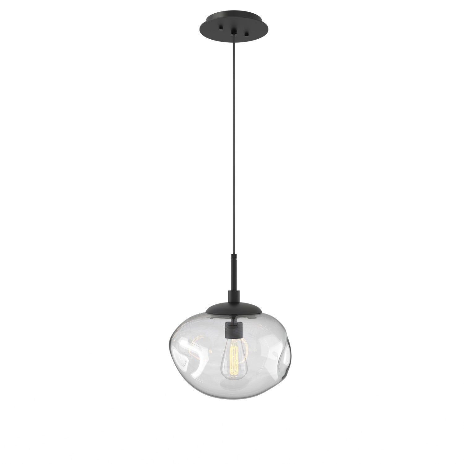Hammerton Studio - LAB0064-01-MB-C-C01-E2 - One Light Pendant - Nebula - Matte Black