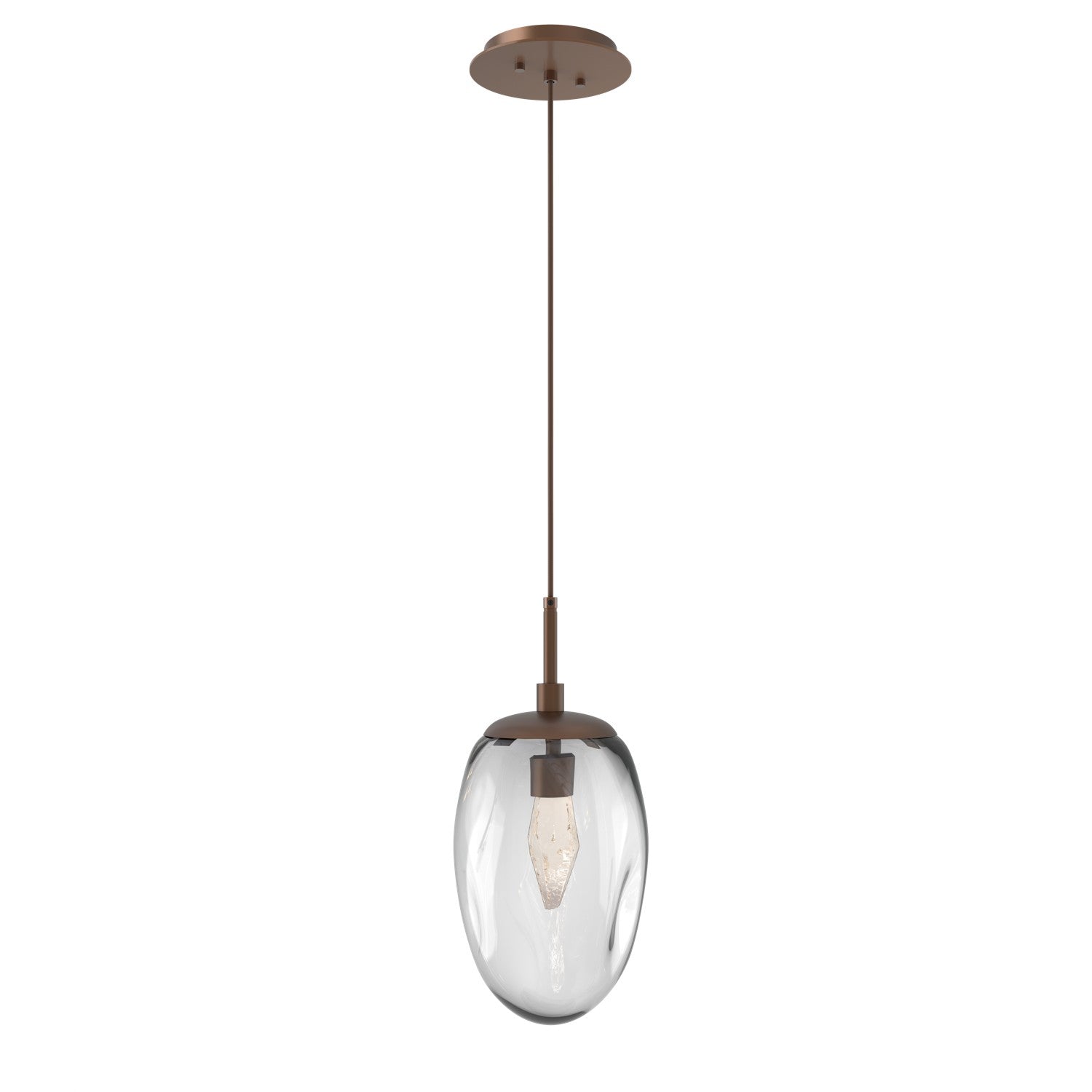 Hammerton Studio - LAB0067-01-BB-GC-C01-L3 - LED Pendant - Meteo - Burnished Bronze