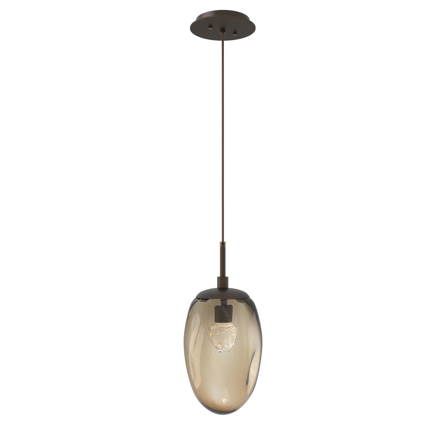 Hammerton Studio - LAB0067-01-FB-FB-C01-L3 - LED Pendant - Meteo - Flat Bronze