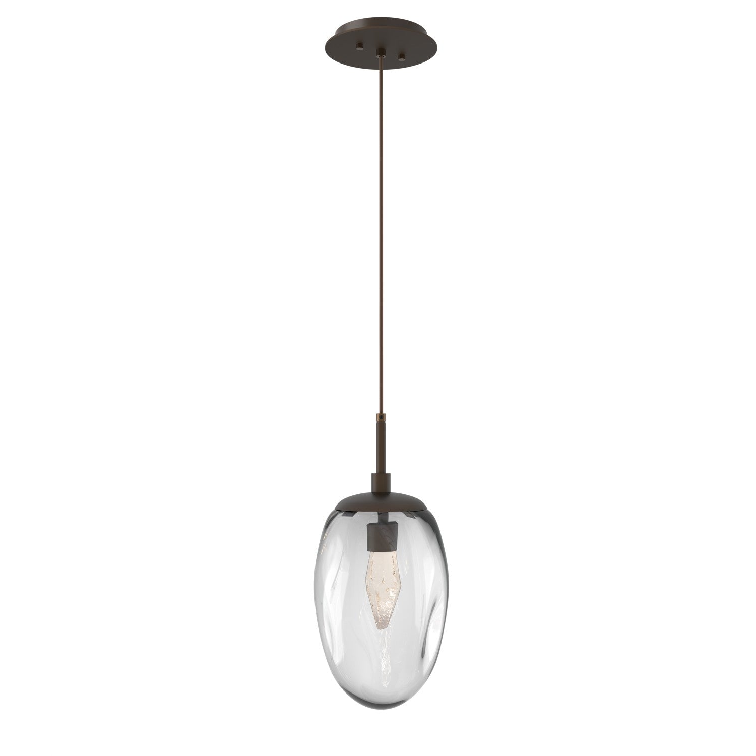 Hammerton Studio - LAB0067-01-FB-GC-C01-L1 - LED Pendant - Meteo - Flat Bronze