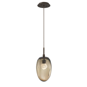 Hammerton Studio - LAB0067-01-FB-ZB-C01-L3 - LED Pendant - Meteo - Flat Bronze
