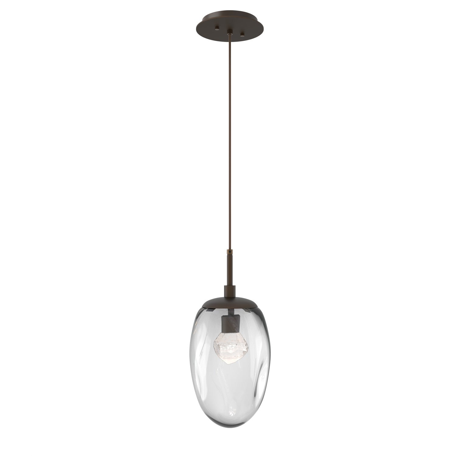 Hammerton Studio - LAB0067-01-FB-ZC-C01-L1 - LED Pendant - Meteo - Flat Bronze