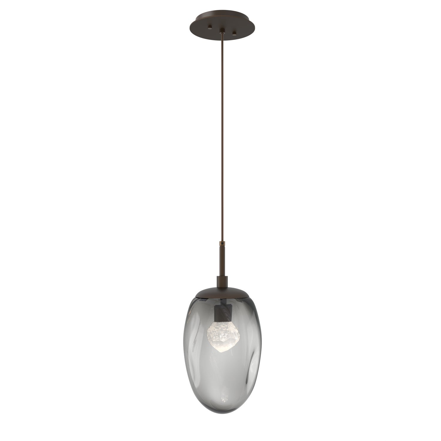 Hammerton Studio - LAB0067-01-FB-ZS-C01-L1 - LED Pendant - Meteo - Flat Bronze