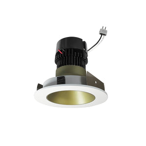 Nora Lighting - NPRLV-4RNDC30XCHMPW - LED Retrofit Reflector - Champagne Haze / Matte Powder White