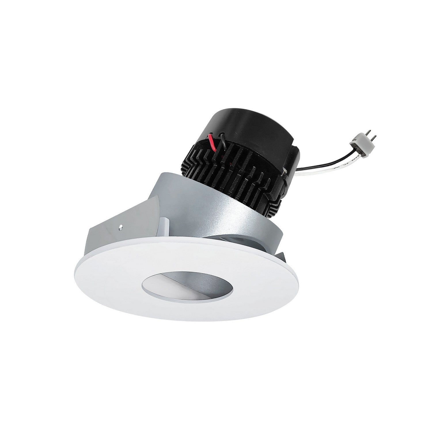 Nora Lighting - NPRLV-4RPHA27XHZMPW - LED Pinhole Retrofit - Haze / Matte Powder White