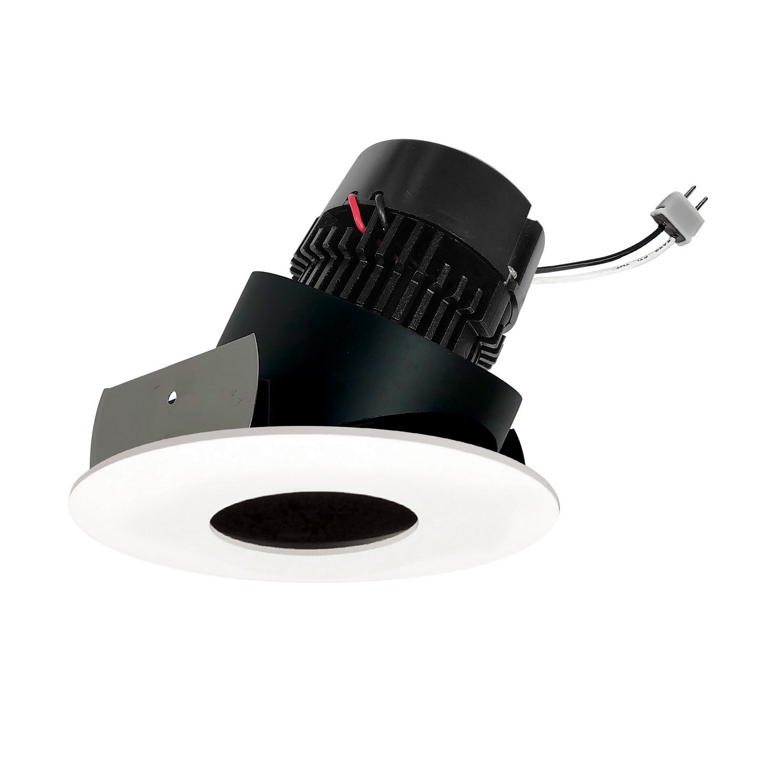 Nora Lighting - NPRLV-4RPHA30XBMPW - LED Pinhole Retrofit - Black / Matte Powder White