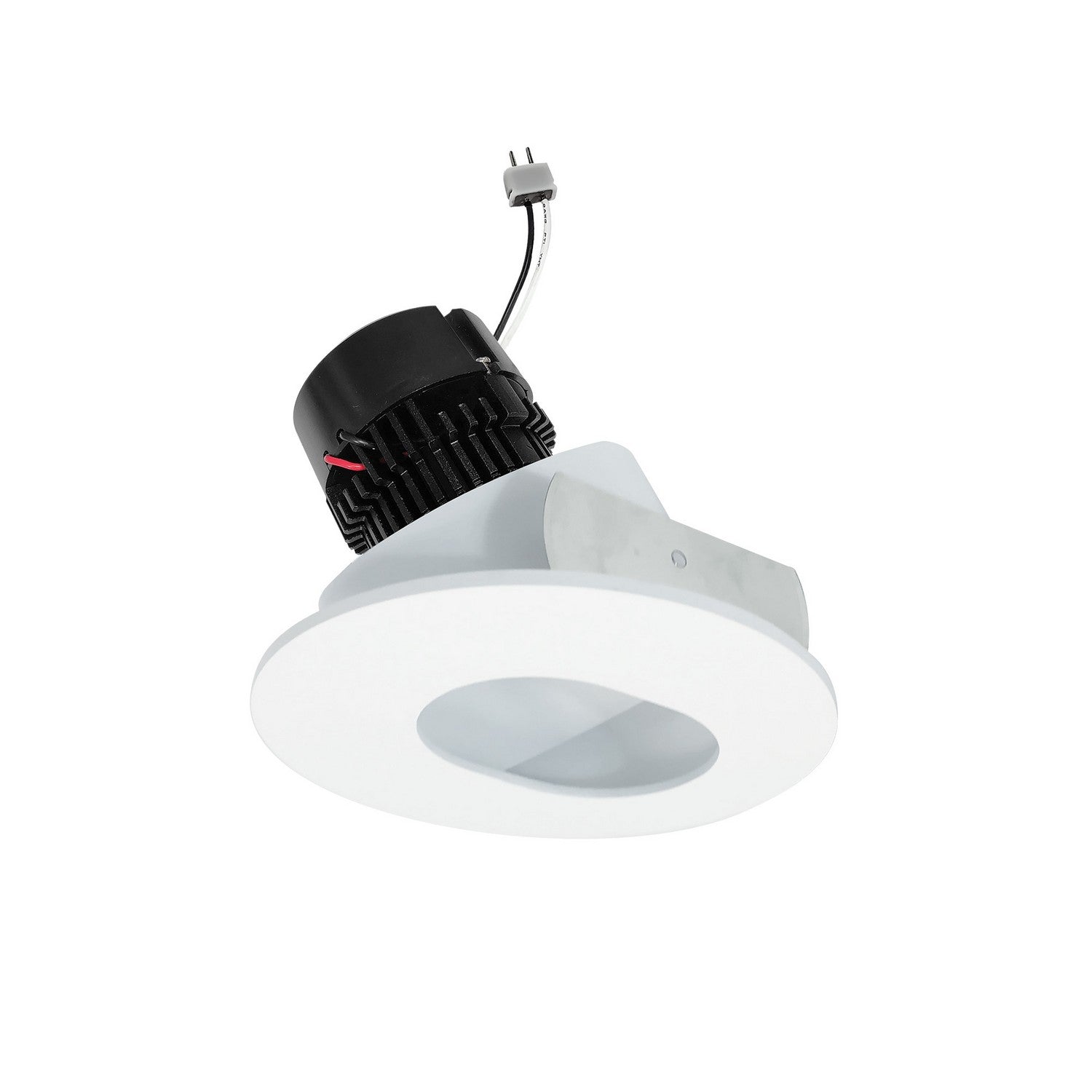 Nora Lighting - NPRLV-4RSL30XMPW - LED Slot Aperture Retrofit - Matte Powder White