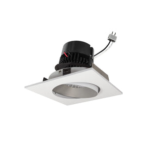 Nora Lighting - NPRLV-4SC27XHZMPW - LED Cone Retrofit - Haze / Matte Powder White