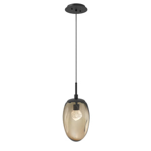Hammerton Studio - LAB0067-01-MB-ZB-C01-L1 - LED Pendant - Meteo - Matte Black