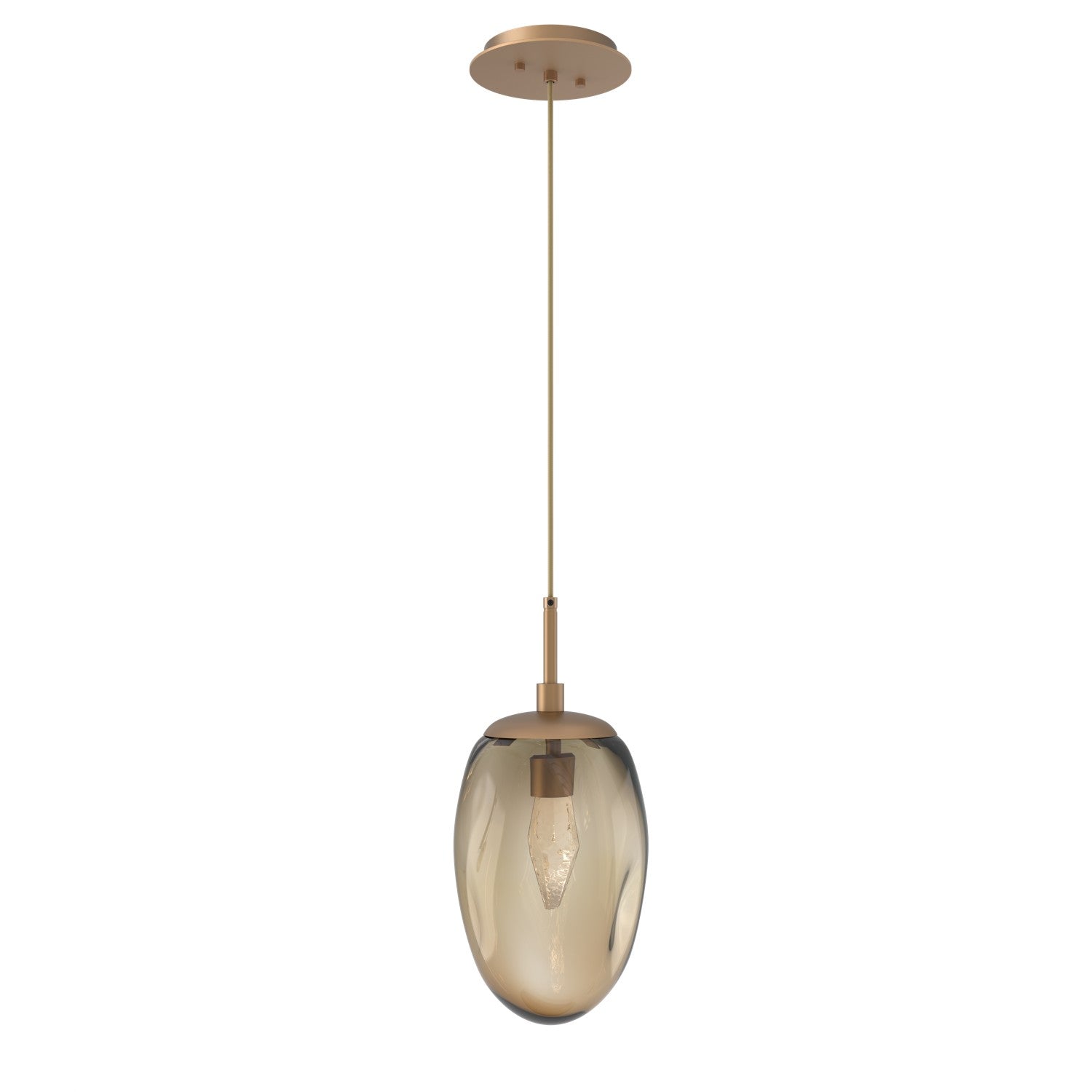 Hammerton Studio - LAB0067-01-NB-GB-C01-L1 - LED Pendant - Meteo - Novel Brass