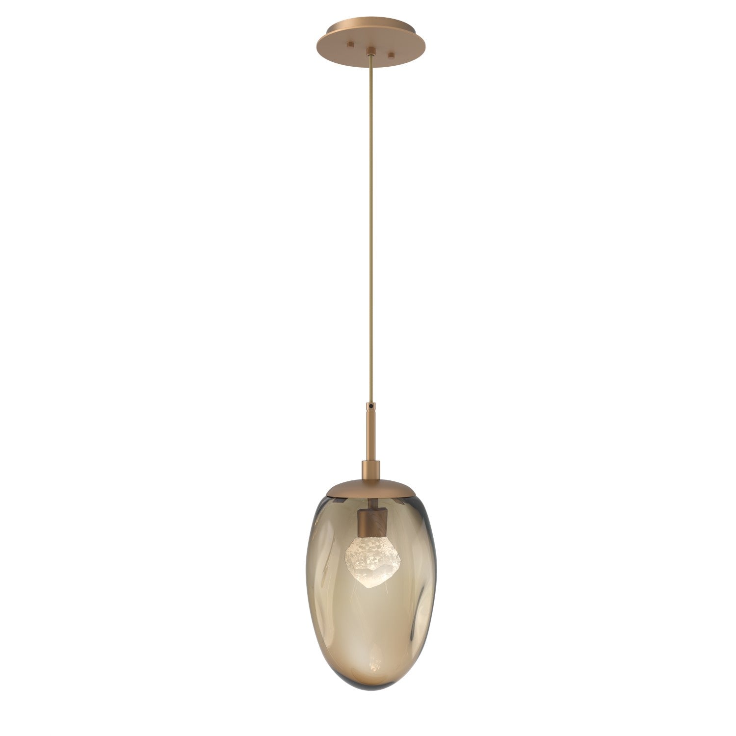 Hammerton Studio - LAB0067-01-NB-ZB-C01-L3 - LED Pendant - Meteo - Novel Brass
