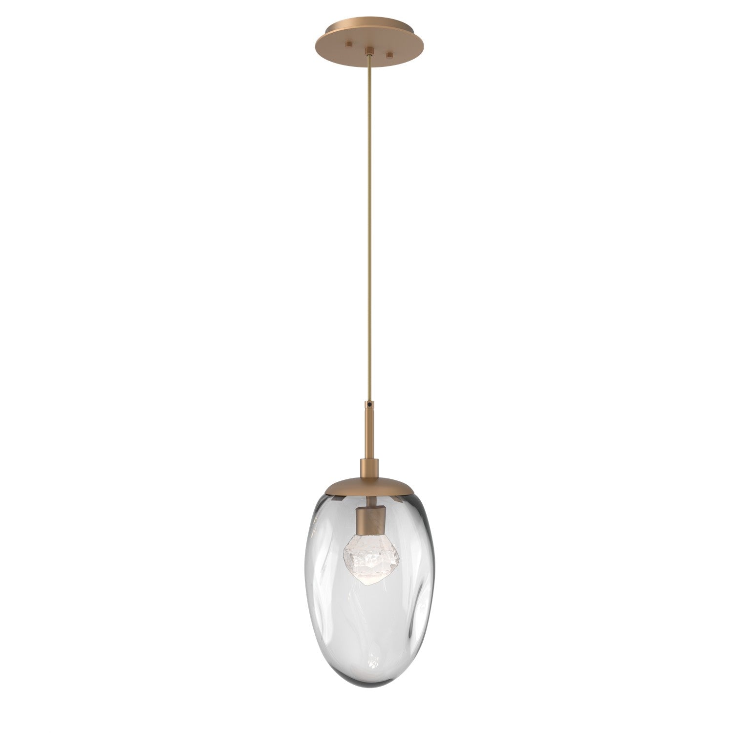 Hammerton Studio - LAB0067-01-NB-ZC-C01-L1 - LED Pendant - Meteo - Novel Brass