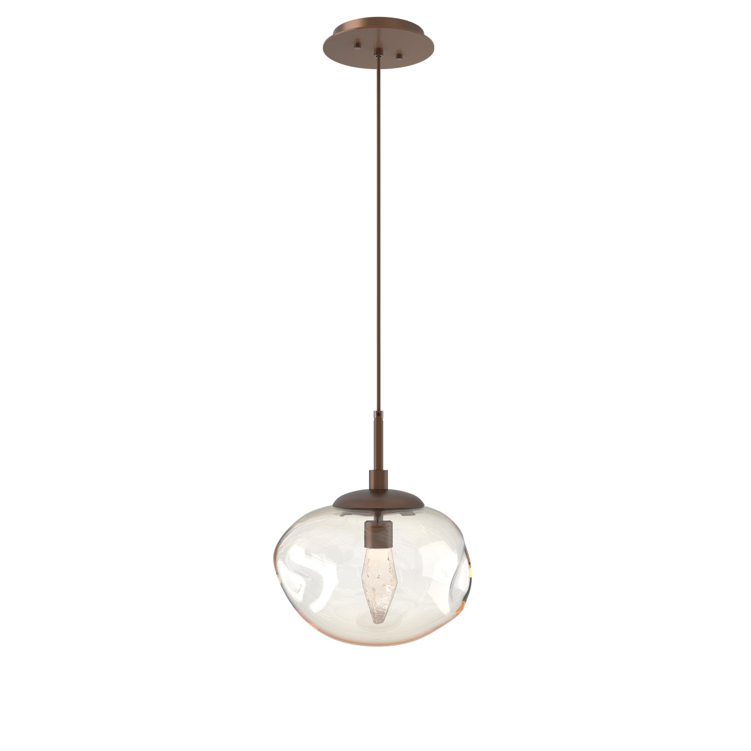 Hammerton Studio - LAB0068-01-BB-GA-C01-L1 - LED Pendant - Nebula - Burnished Bronze