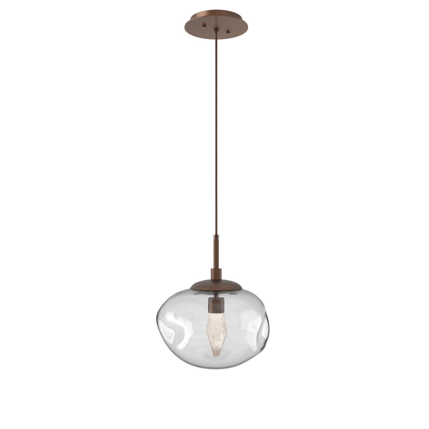 Hammerton Studio - LAB0068-01-BB-GC-C01-L3 - LED Pendant - Nebula - Burnished Bronze