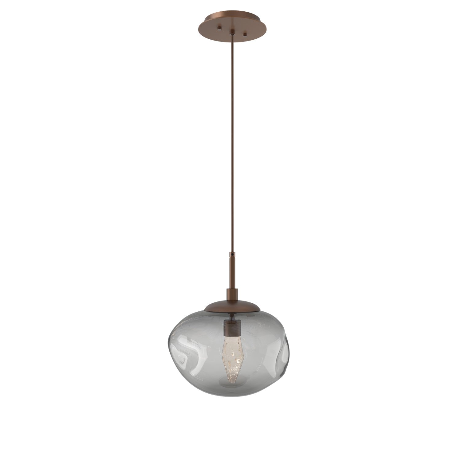 Hammerton Studio - LAB0068-01-BB-GS-C01-L1 - LED Pendant - Nebula - Burnished Bronze