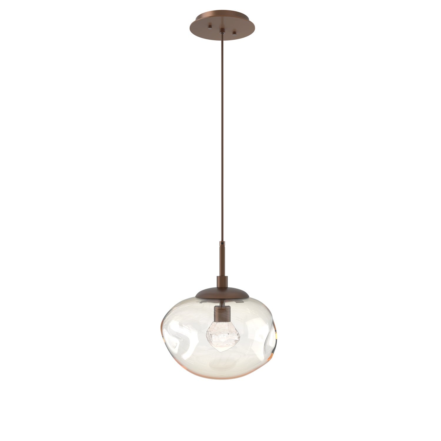 Hammerton Studio - LAB0068-01-BB-ZA-C01-L1 - LED Pendant - Nebula - Burnished Bronze