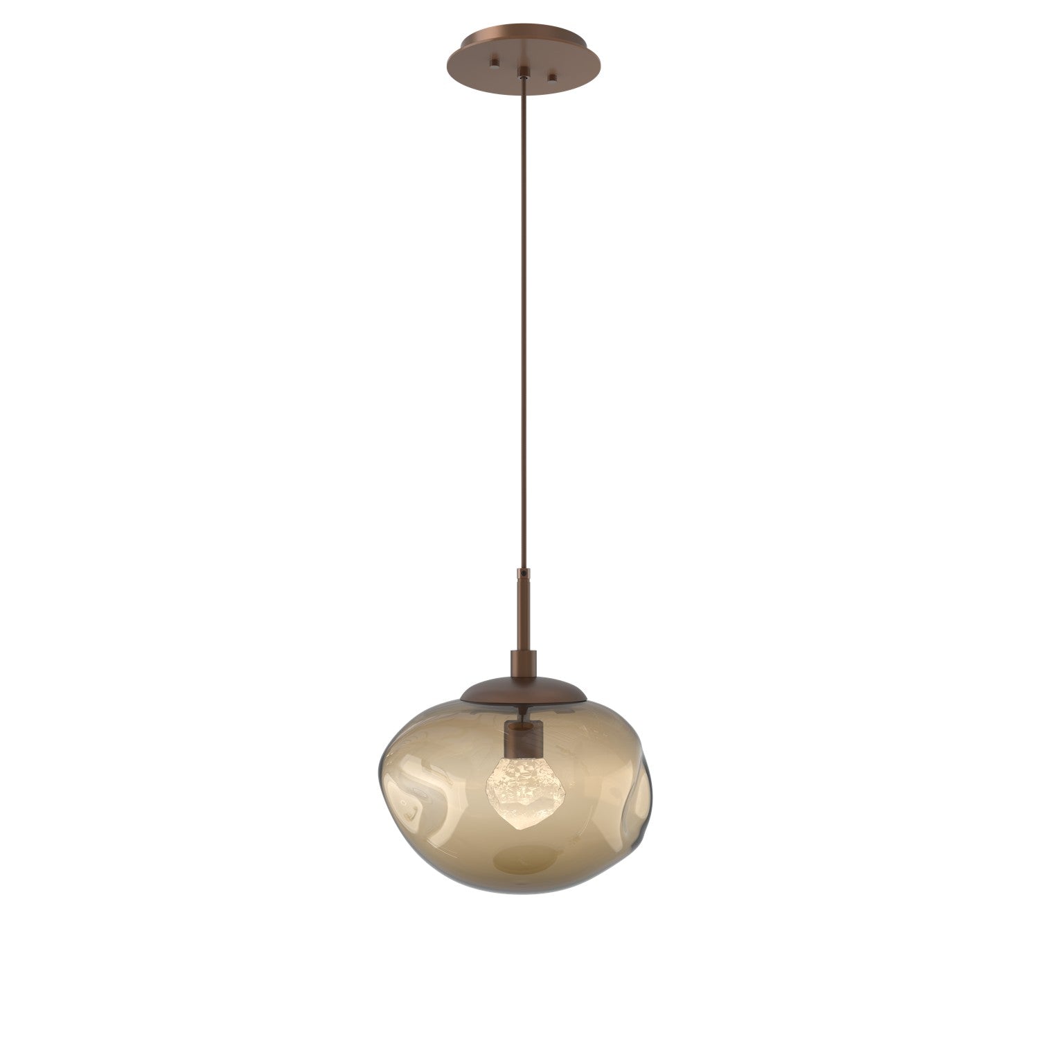 Hammerton Studio - LAB0068-01-BB-ZB-C01-L3 - LED Pendant - Nebula - Burnished Bronze