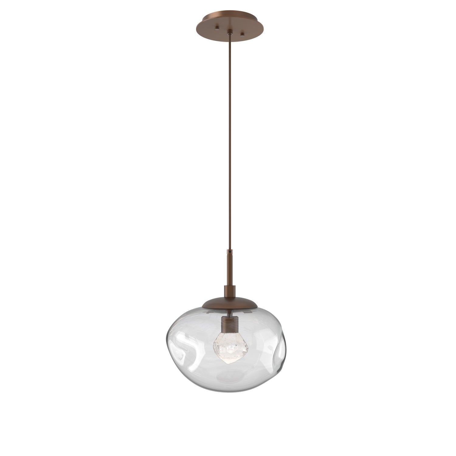 Hammerton Studio - LAB0068-01-BB-ZC-C01-L3 - LED Pendant - Nebula - Burnished Bronze