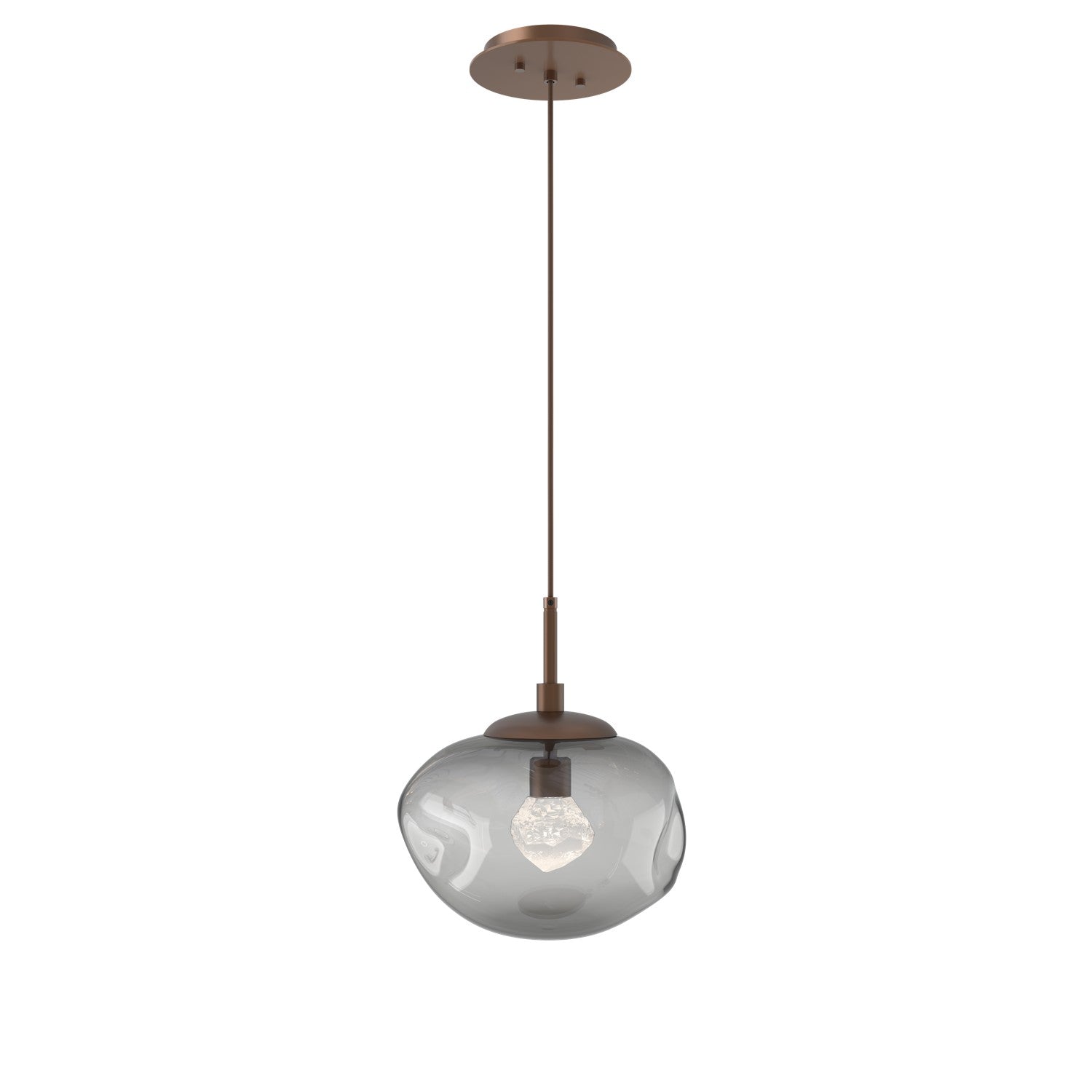 Hammerton Studio - LAB0068-01-BB-ZS-C01-L1 - LED Pendant - Nebula - Burnished Bronze