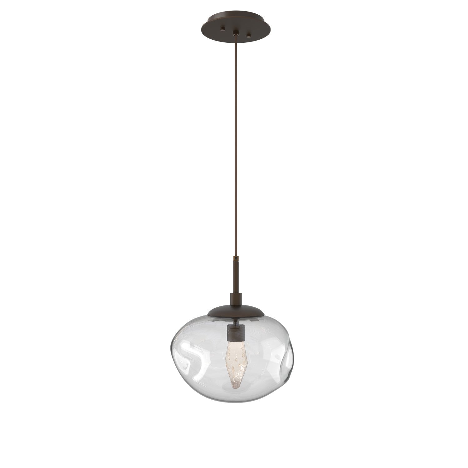 Hammerton Studio - LAB0068-01-FB-GC-C01-L3 - LED Pendant - Nebula - Flat Bronze