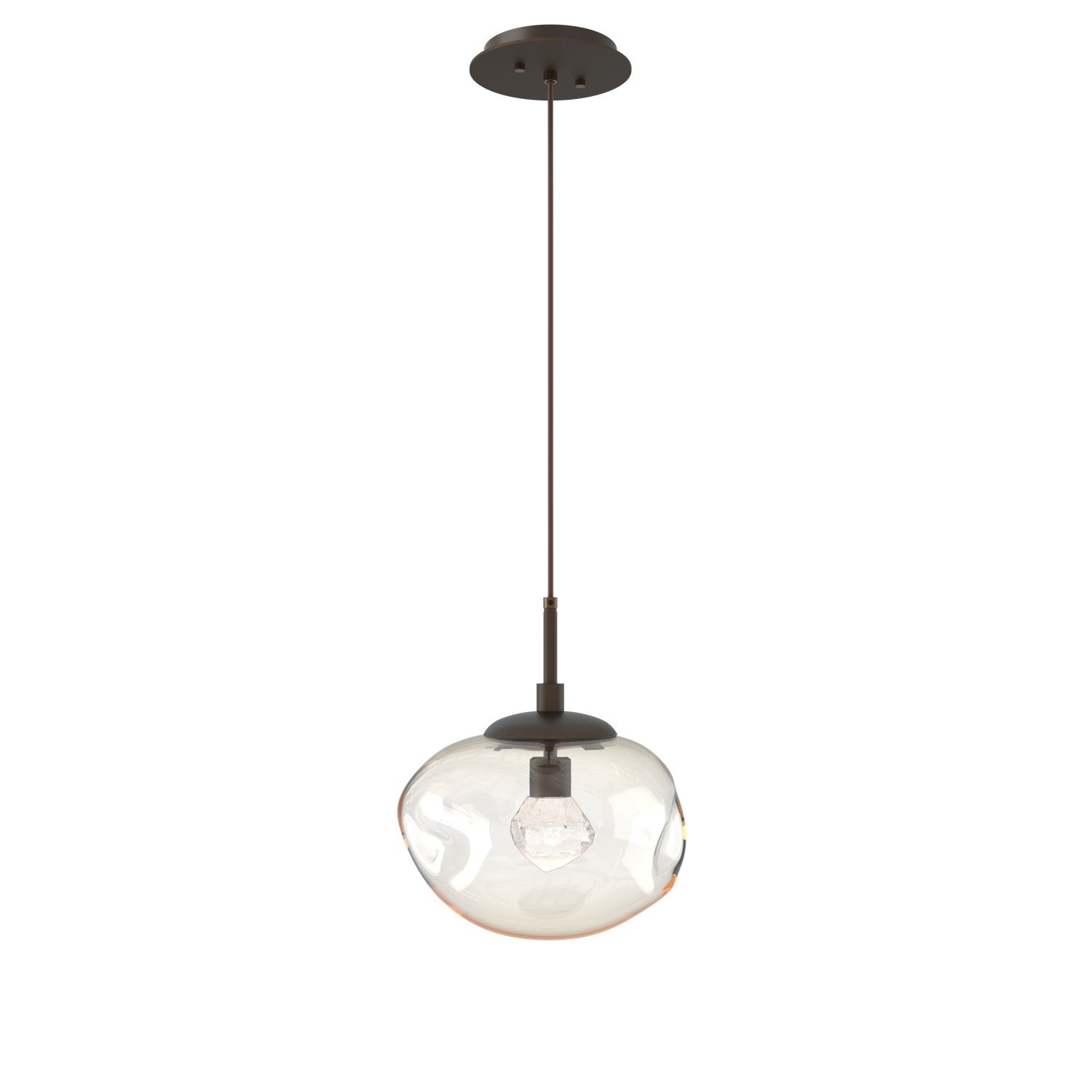 Hammerton Studio - LAB0068-01-FB-ZA-C01-L1 - LED Pendant - Nebula - Flat Bronze