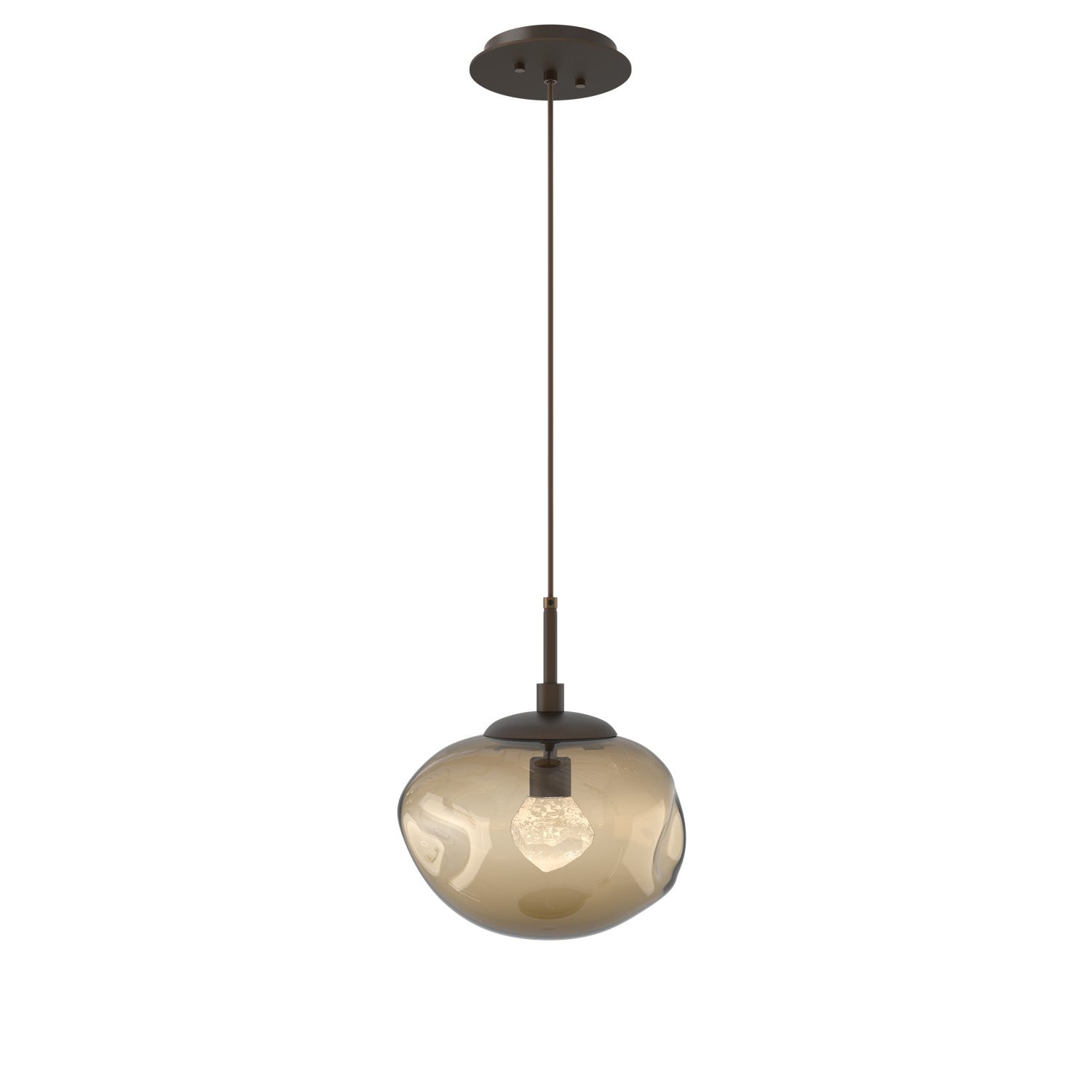 Hammerton Studio - LAB0068-01-FB-ZB-C01-L3 - LED Pendant - Nebula - Flat Bronze